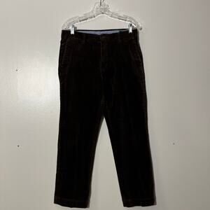 Polo Ralph Lauren Classic Fit Corduroy Straight Brown Dress Pants Men Size 32x30
